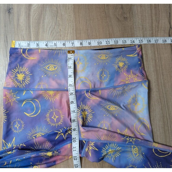 NWOT Victoria Secret Sport Size L Legging Purple Mystical Shine Yoga Athleisure - Picture 9 of 10